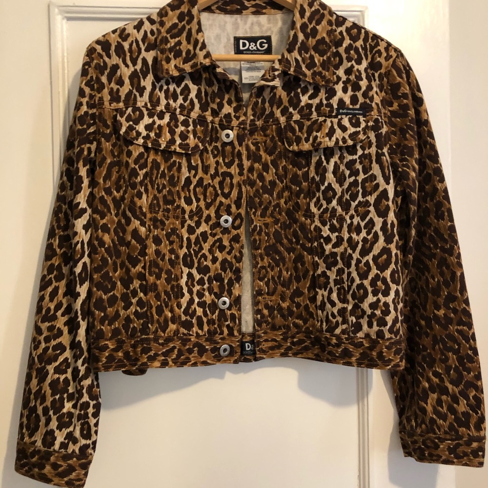 Dolce & Gabbana Leopard Print Jacket